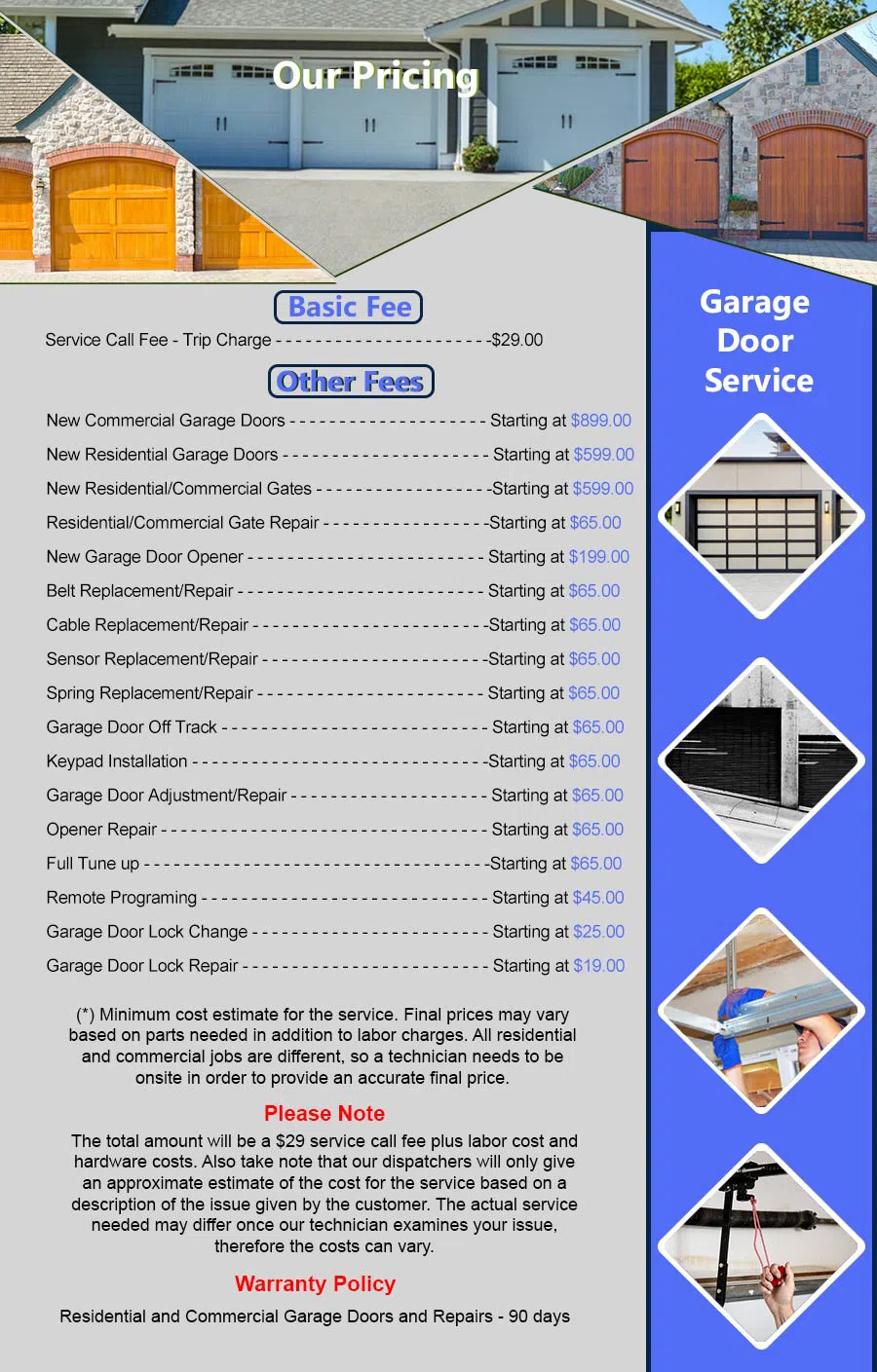 Bloomfield Hills Metro Garage Door Repair Service Bloomfield Hills, MI 248-504-0127